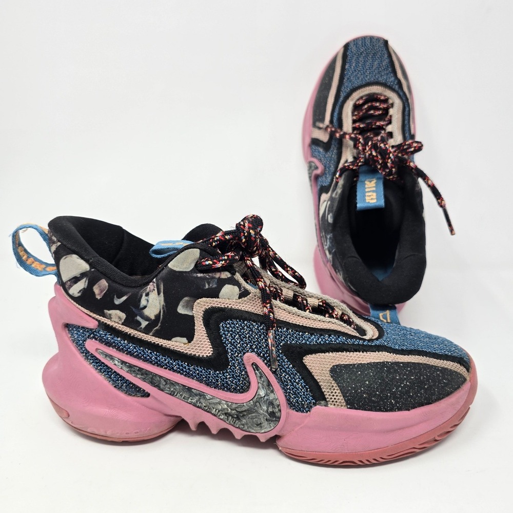 Nike Cosmic Unity 2 Sages Pink Blue Basketball Shoes DH1537-602 Kids Size 4Y - Picture 3 of 15
